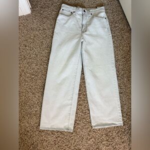 NWT Madewell The Perfect Vintage Wide-Leg Crop Jean